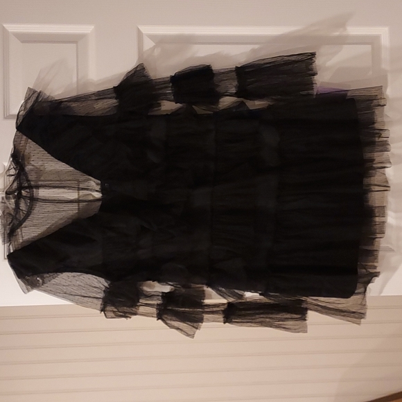 NWOT Women's Shein Black Mesh Lace Dress Size M - Picture 1 of 8